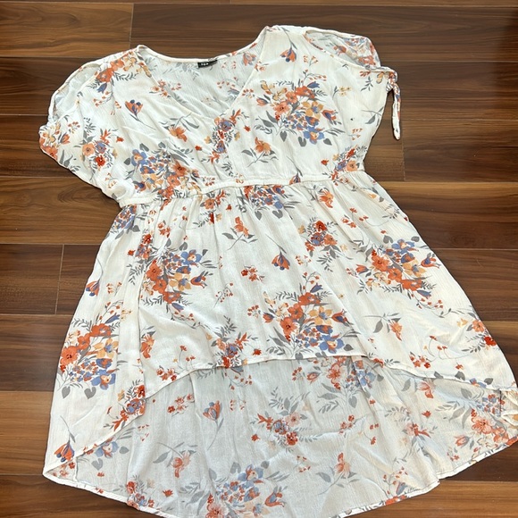 Size 1 1X torrid babydoll gauze tunic blouse top - Picture 1 of 5